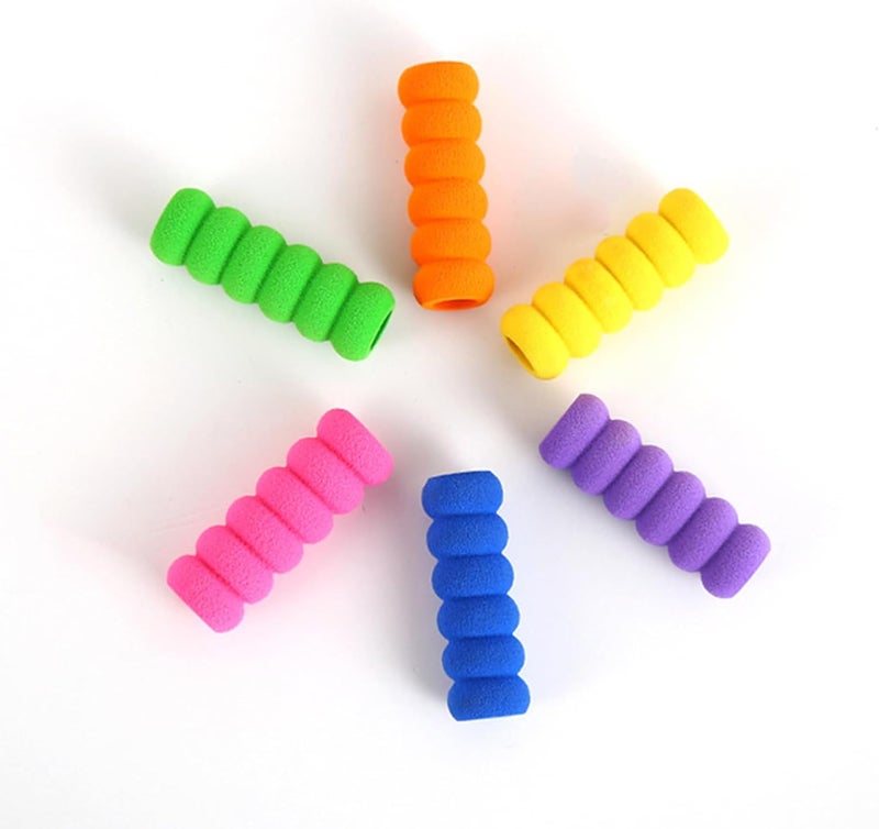 LINYUEARUI 50 pen holders, children's pen holders, learning tools, stationery aids, grip posture correction devices, children's writing posture pen holder - Image 4